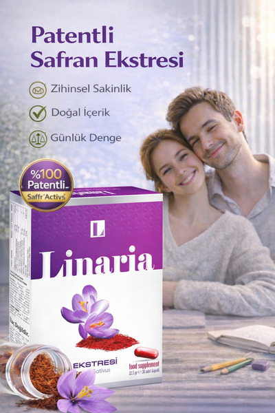 LİNARİA Safran Ekstresi Içeren Gıda Takviyesi (30 KAPSÜL)