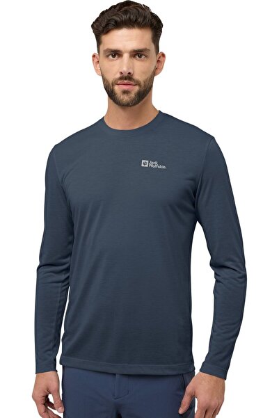 Jack Wolfskin Ανδρικό μπλουζάκι εξωτερικού χώρου Vonnan Ls T M A60291-C0412