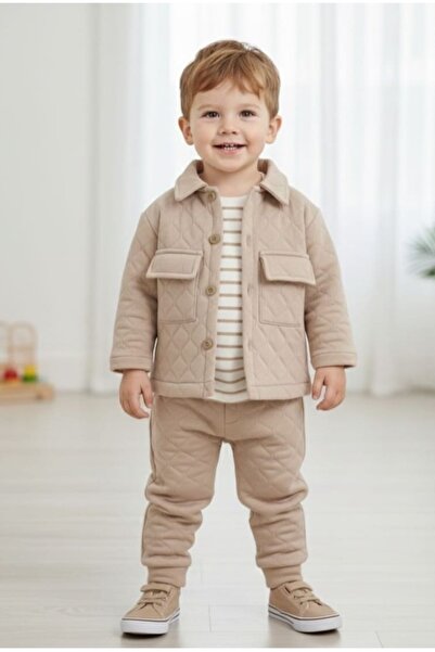 LUVVERA Baby Boy Quilted 3-Piece Set