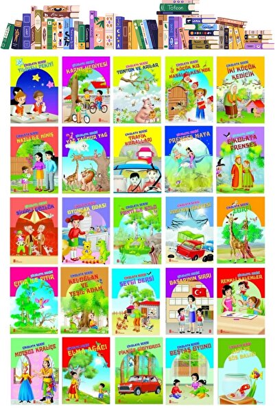 Ata Yayıncılık 1.sınıf Okumayı Sevdiren Büyük Boy Hikaye Kitabı (25 Li)