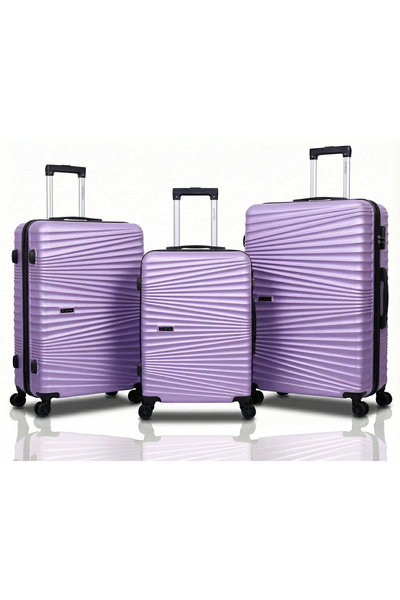 Hayyak مجموعة من 3 حقائب سفر صلبة مع حقيبة سفر محمولة وحقيبة سفر مسجلة مع قفل...