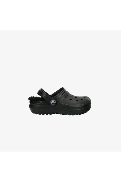 Crocs شبشب كلاسيكي مبطن للأطفال207010-060 أسود/أسود