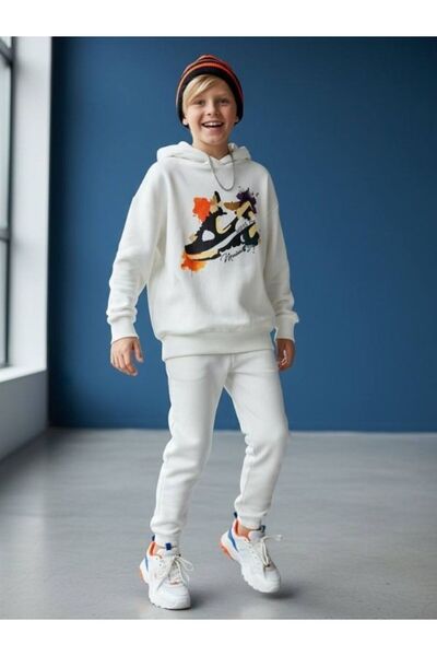 Marions Момчешки спортни обувки с качулка и принт