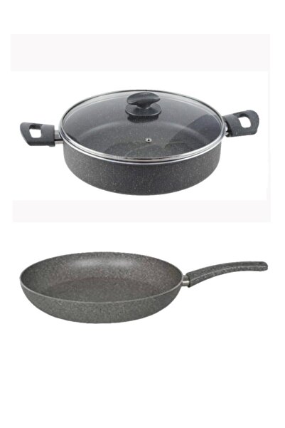 Mehtap Granite Karnıyarık and Pan Set 28 cm