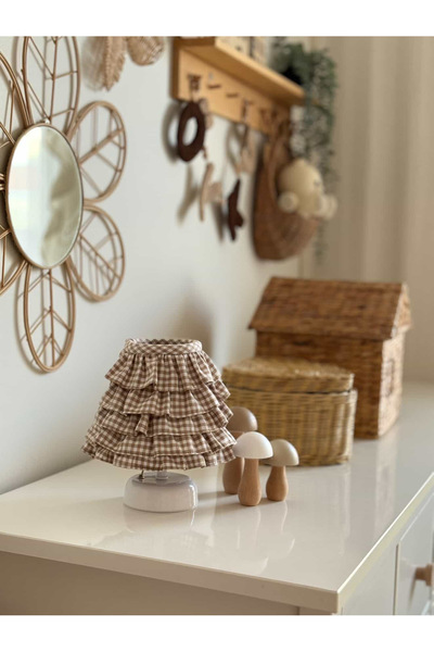 KaiAtelier Sienna Fırfırlı Kablosuz Masa Lambası