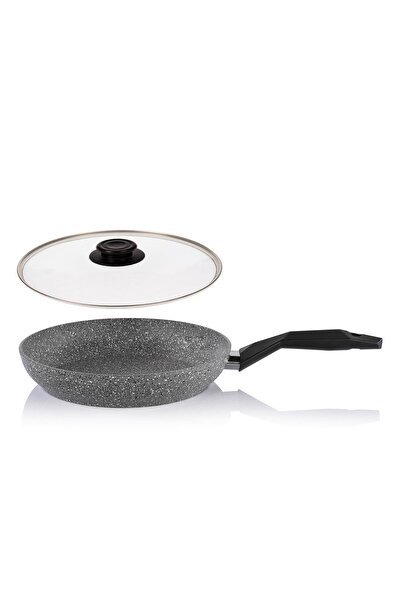 Schafer مقلاة كوري غير قابلة للالتصاق مقاس 26 سم مع غطاء زجاجي