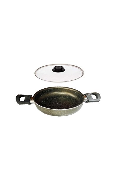 Mehtap Granit Sahan 18 CM Cam Kapaklı