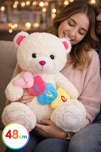 TOYFEST 48 cm Plush Bear with Heart