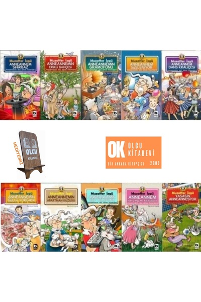 Bilgi Yayınevi Çocuk Kitapları Anneannem Serisi - Anneannemin Akıl Almaz Mace...