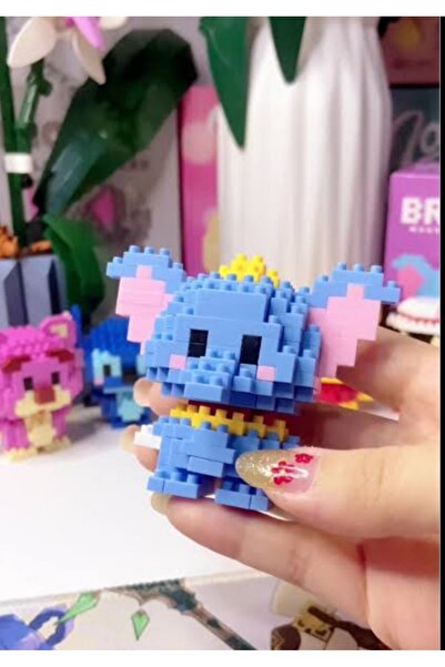 womi Animals Serisi Bricks Blok Yapı Taşı Kawaii Fil Figür