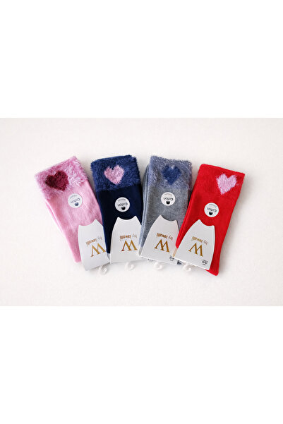A&D HANDMADE By Javalli̇ Seamless Cotton Women's Socks (Pack of 4)