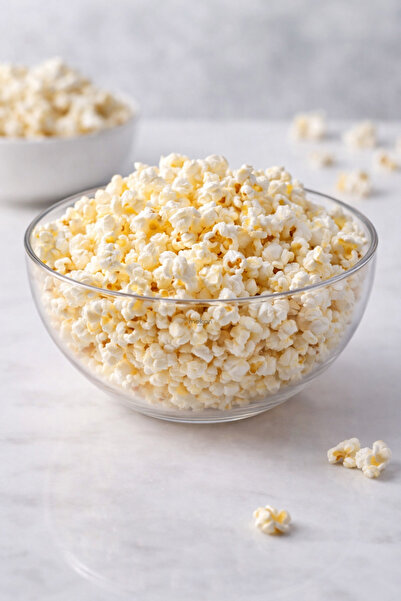 Melkan Home وعاء كريستال دائري 4 لتر شفاف