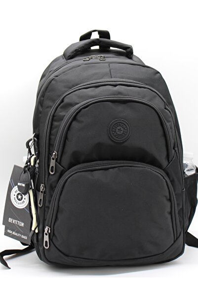 ÇantaExpress 34600 Μαύρη Αδιάβροχη Σχολική Τσάντα Unisex Σχολική Τσάντα Πλάτης