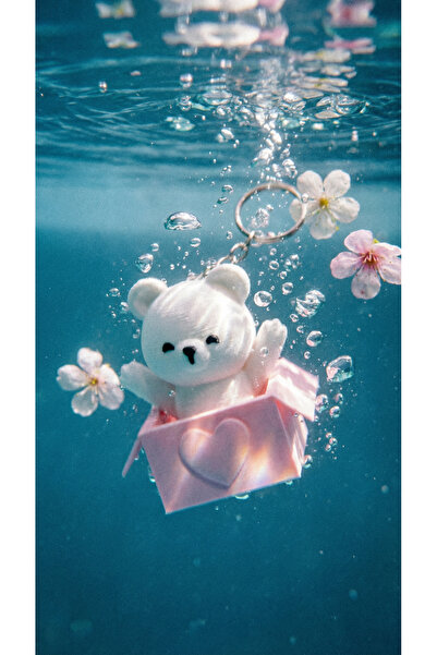 Epic Crafting Peek a Bear Keychain/Pendant - Valentine's Day Gift