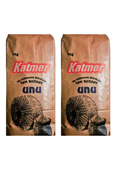 Katmer Tam Buğday Unu 2 x 1 kg 2 li Set