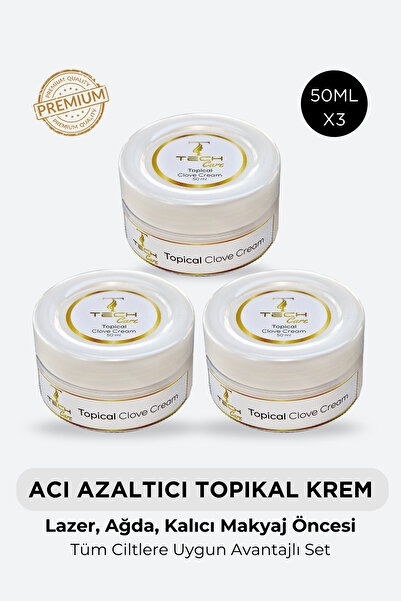 Tech Care 3’lü Acı Azaltıcı Anestezi Topikal Krem Lazer Epilasyon Ağda Dolgu ...