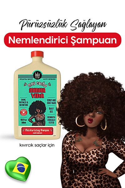 Lola From Rio Meu Cacho Minha Vida Kıvırcık ve Bukleli Saçlara Özel Şampuan, ...