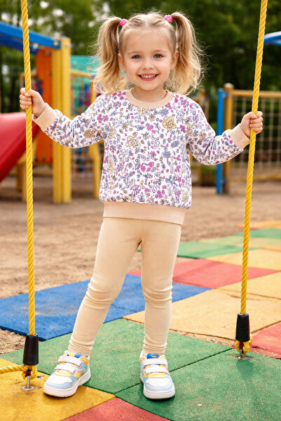 Yalçınoğlu Pamučna majica i hulahopke sa mekim uzorkom KSNUMKS - KSNUMKS godina