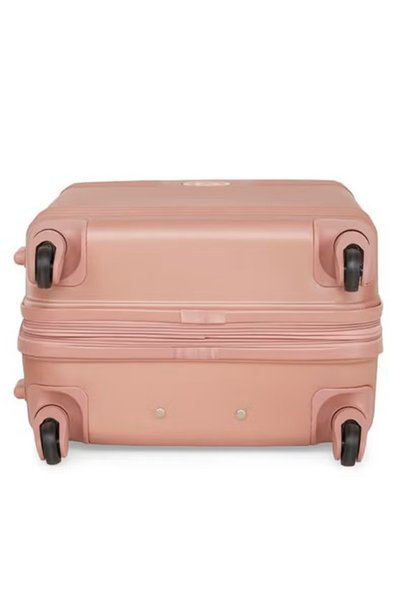 Dkny Eclipse Hard Case Luggage Trolley For Unisex Abs Lightweight 4 Double Wheeled Suitcase With Built In