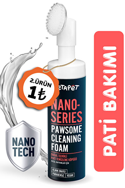 Metapet Köpek Pati Temizleme Köpüğü, Pati Yıkama, Hijyen Bakımı, Fırçalı Ayak...