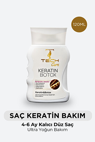 Tech Care Saç Keratin Brezilya Fönü - Kalıcı Düzlük Düzleştirici Botox 120 ml