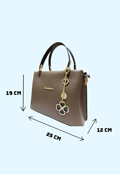 ZİVORA Geantă de umăr și de mână pentru femei Dona, din piele, cu cinci compa...