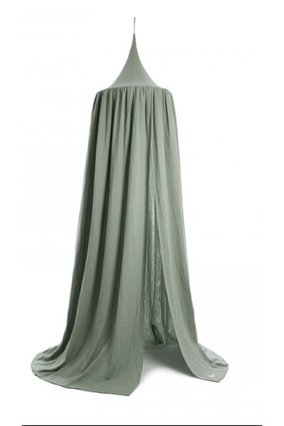 Balküpü Sling Çağla Yeşili ( Tırtıklı Müslin) Sık Pileli- %100 Pamuk Cibinlik