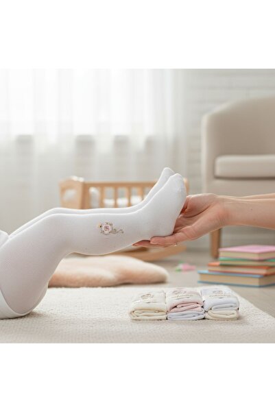 Katamino 3'lü Kız Bebek Külotlu Çorap