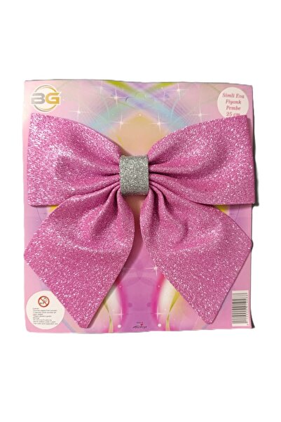 şahane parti Fiyonk Büyük Boy Evadan Simli 25 x 25 Pembe