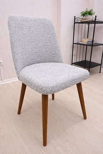 ELHAS Kitchen Chair Cover Large Oval Jacquard Washable Stretch Elastic Chair ...