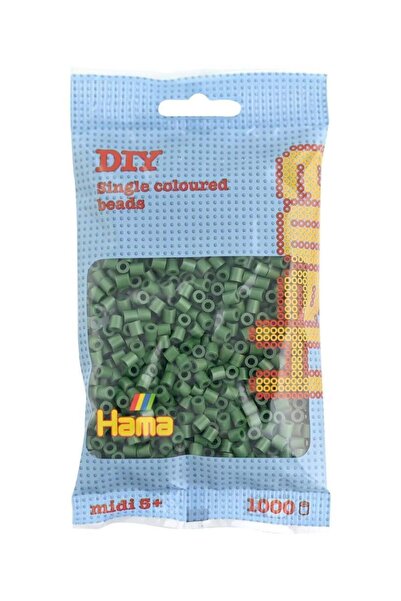 Hama خرز ميدي 1000 قطعة - أخضر غابي