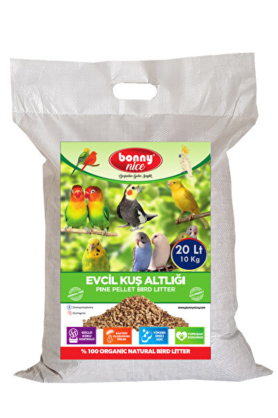 Bonny Nice Doğal Kuş Kumu Kanarya Muhabbet Papağan Bülbül Kafes Altlığı 10 Kg...