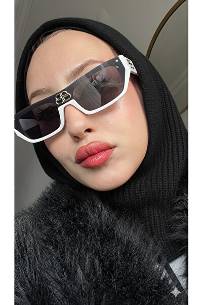 Zafirae Siyah Triko Örgü Balaclava Bere Şapka