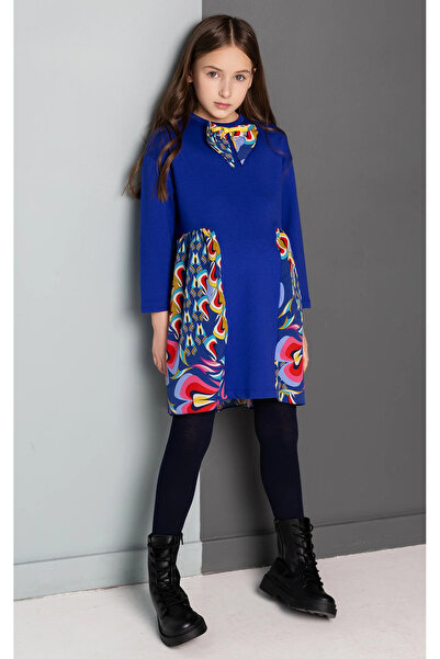 SheShe Cobalt Mavisi Elbise