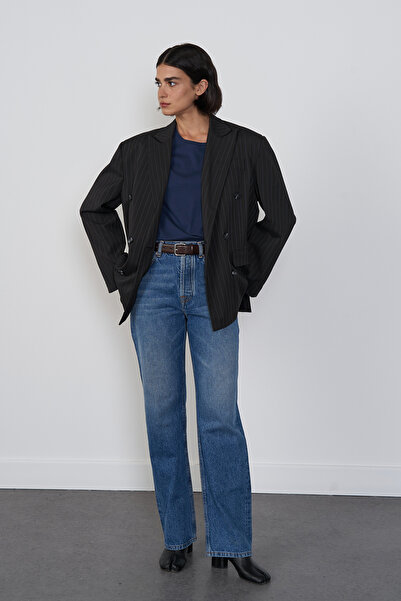 Beyyoglu Yüksek Bel Straight Fit Jean