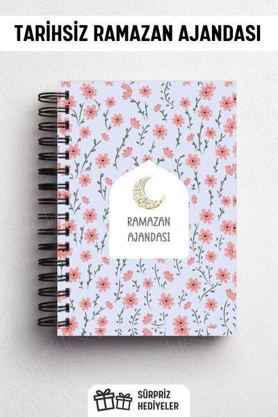 Eldesen Tasarım Ramazan Ajandası, Oruç, Hatim, Teravih, Günlük ve Aylık Planl...