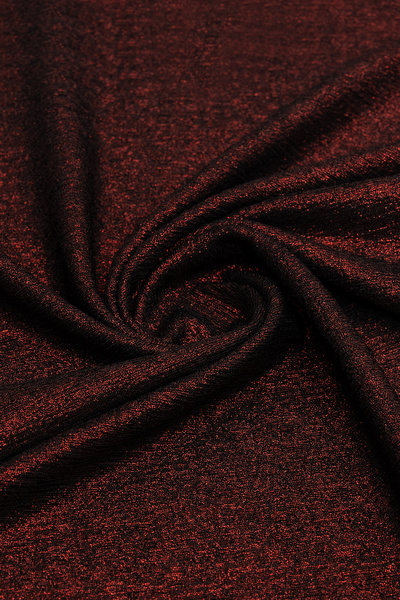 Kumaş Deposu Țesătură Acetat Stucco Burgundy din material subțire