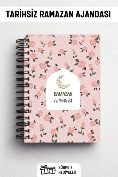 Eldesen Tasarım Ramazan Ajandası, Oruç, Hatim, Teravih, Günlük ve Aylık Planl...