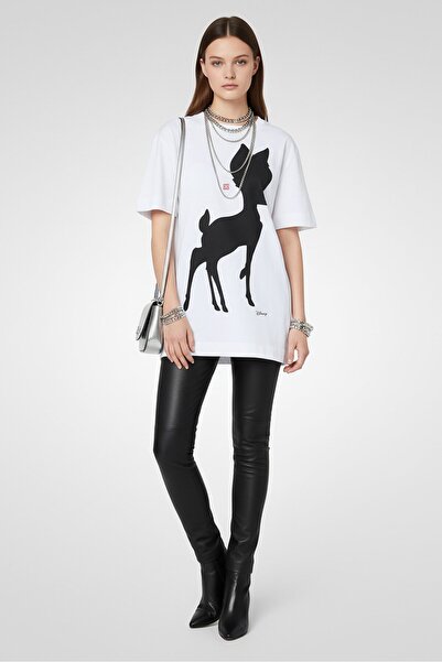 Givenchy Women Crew Neck Short Sleeve Graphic Print T-Shirt, White