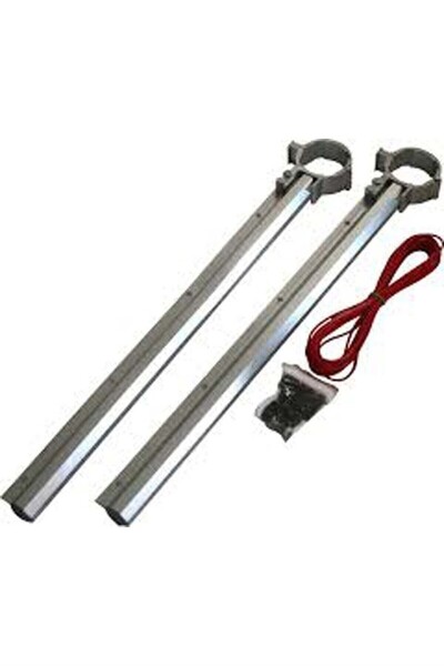 Haksan رف تجفيف الملابس للشرفة، درابزين دائري وحبل غسيل