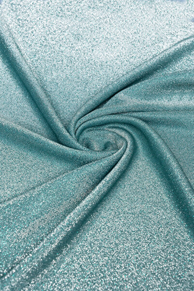 Kumaş Deposu قماش محبوك باللون الأخضر الزمردي اللامع من برايت