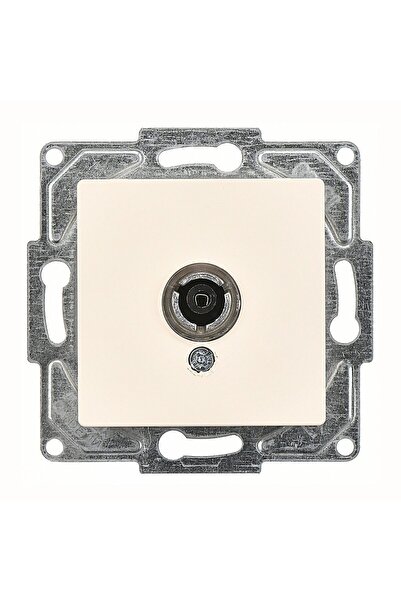 Günsan Eqona Cream Tv Socket (Transition-Finished) Mechanism