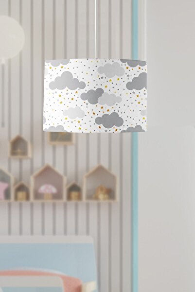 Evmila Bulutlu Çocuk Odası Sarkıt Avize Modeli