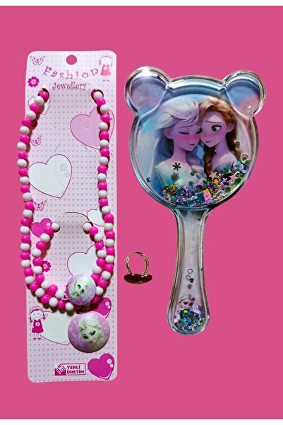 Butikgaraj SET ELSA: PIEPTĂ DE PĂR+COLIER+BRĂȚARĂ+1 INEL