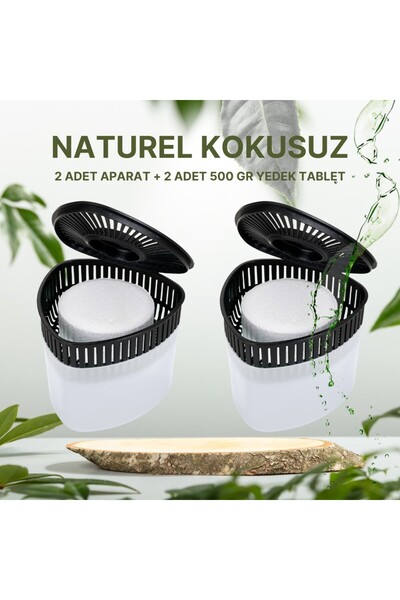 Saban 2 Adet 500GR - NATUREL - Nem Alıcılı Ve Rutubet Giderici Aparat Üçgen (...