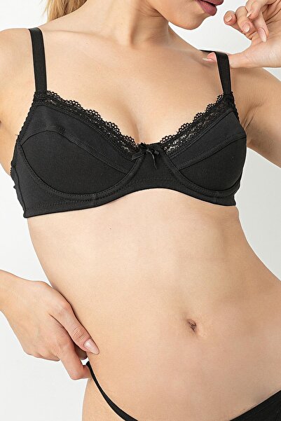 Miorre Underwire Capless 100% Cotton Minimizer Gathering Bra