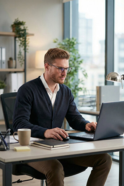 Buratti Bavlněný kardigan Regular Fit s knoflíky a výstřihem do V Pánský CARD...