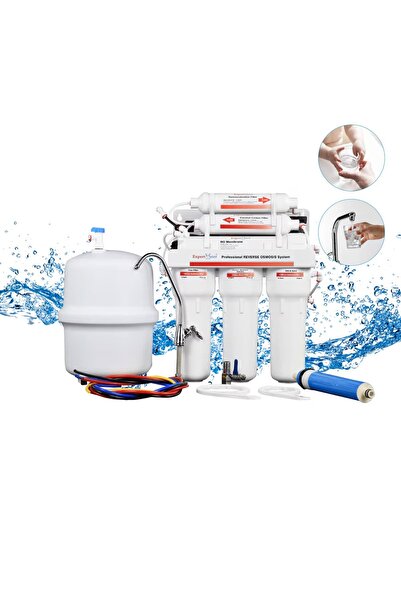 EXPERT WATER EWRO50PB 6-Stage Reverse Osmosis System with Pressure Pump - 50 GPD