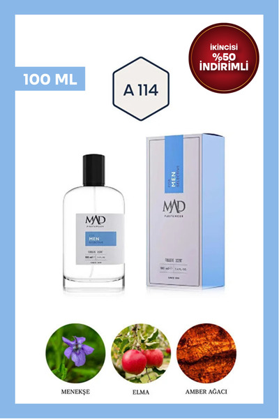 Mad Parfüm Mad A114 Selective 100 ml Erkek Parfüm | Fougere & Fresh Notalar