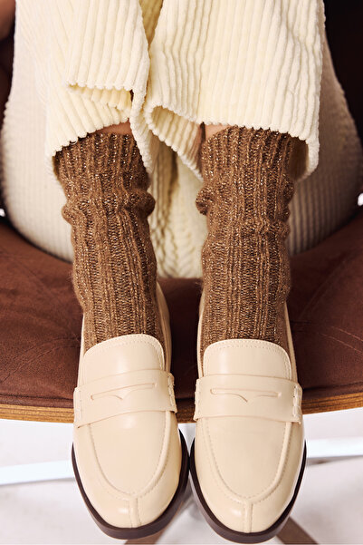 Penti Altın Parıltılı Kalın Soket Çorap